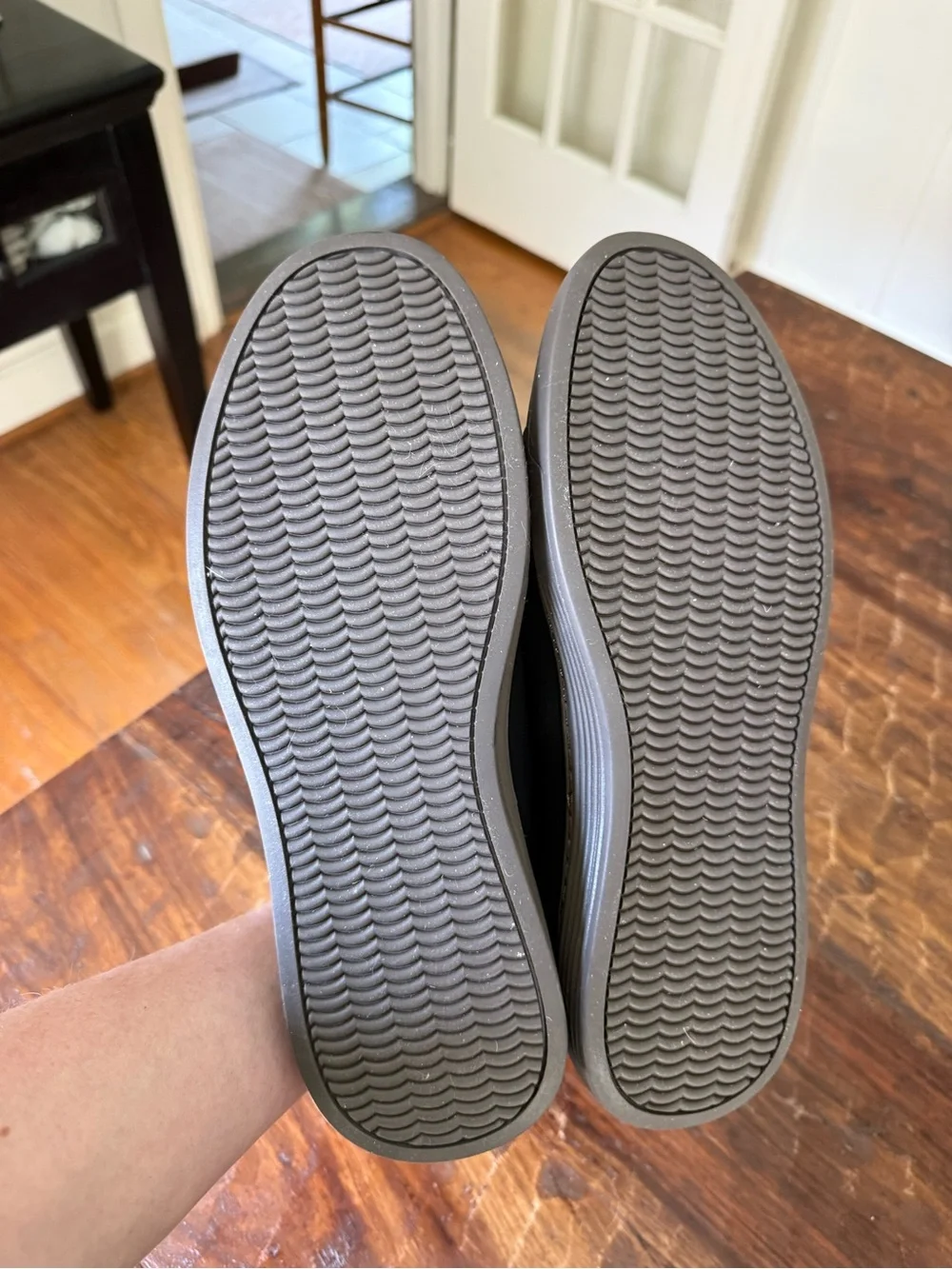 Men's Black Leather Comfort Casual Sneakers York Miller ✨NEW - 11.5